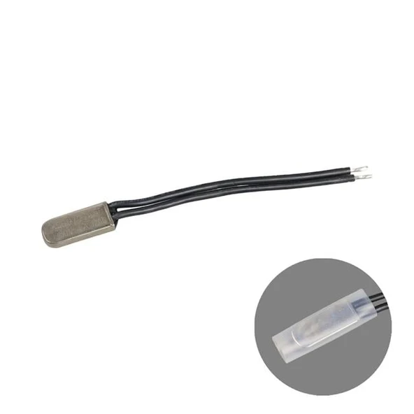 120°C 5A Kablolu Metal Gövdeli Termik Sigorta (Thermal Fuse) ürün görseli 1