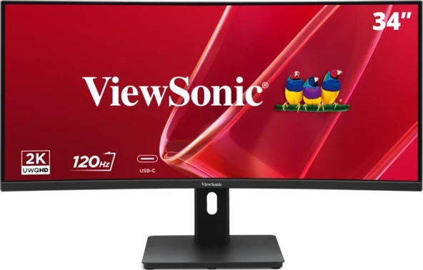 VIEWSONIC 34" VA VA3420C-2 VS20781 3.5MS 120HZ HDMI-DP TYPEC Kavisli Kurumsal Monitör 3440x1440 ürün görseli 1