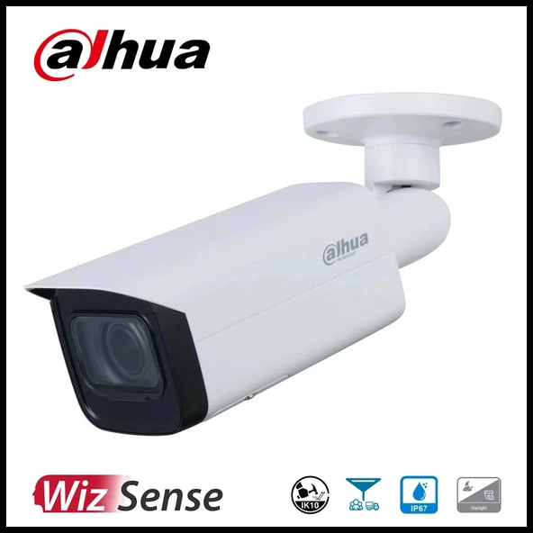 DAHUA IPC-HFW5442T-ASE,  2Mpix, 2,8mm Lens, H265+, Wizmind, 50Mt Gece Görüşü,  IP67, IK10, PoE Metal Kasa Bullet IP Kame ürün görseli 1