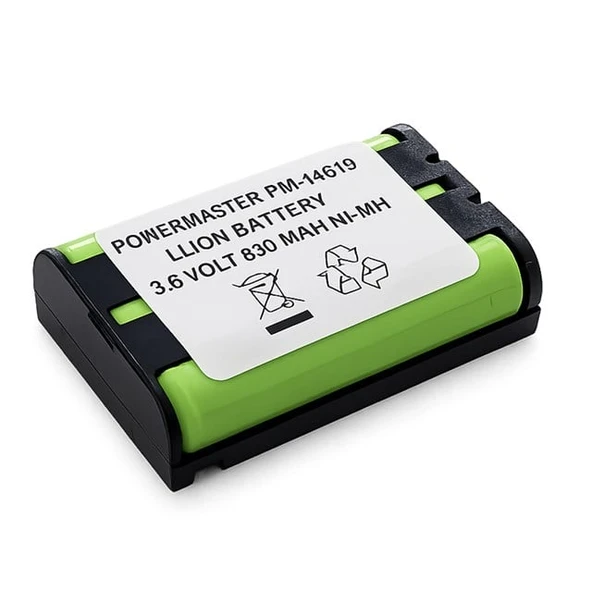 Powermaster 3.6 Volt 850 mA Ni-Mh Panasonic Şarjlı Telsiz Telefon Pil PM-14619 ürün görseli 1