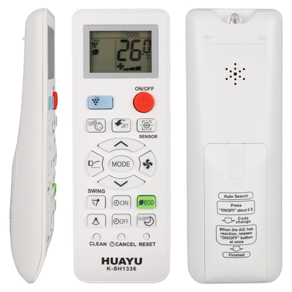 Huayu K-SH1336 Üniversal Sharp Akıllı Klima Kumandası ürün görseli 1