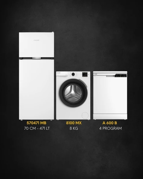 ARÇELİK 3'lü Süper Setler (570471 MB - 8100 MX - A 600 B) ürün görseli 1