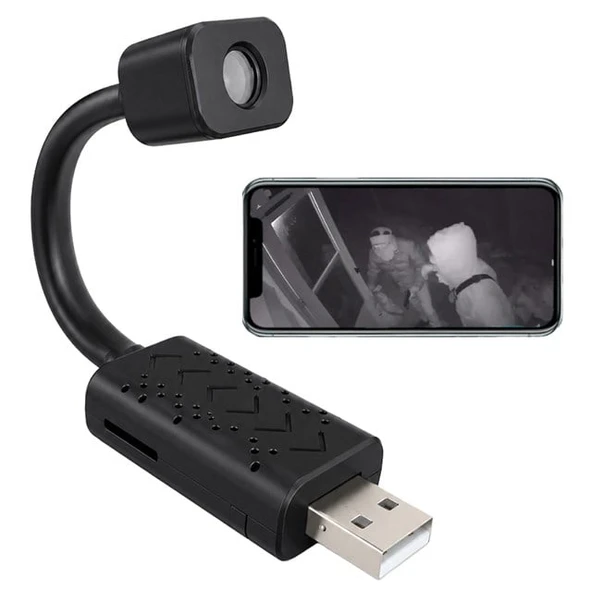Hello HL-37822 Kablosuz Mini Wi-Fi Akıllı Güvenlik Kamerası Taşınabilir USB Girişli ürün görseli 1