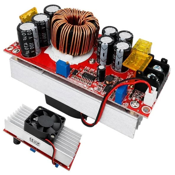 Powermaster PM-28740 1500 Watt 20 Amper 10-60V to 12-90V Ayarlanabilir Boost (Yükseltici) Modül ürün görseli 1