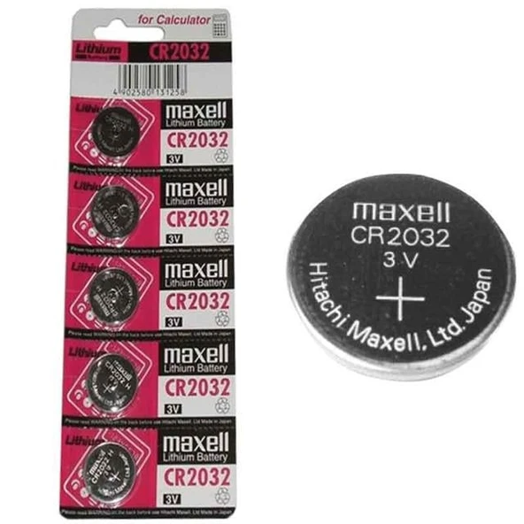 Maxell CR 2032 Lithıum Pil 5'li Paket ürün görseli 1