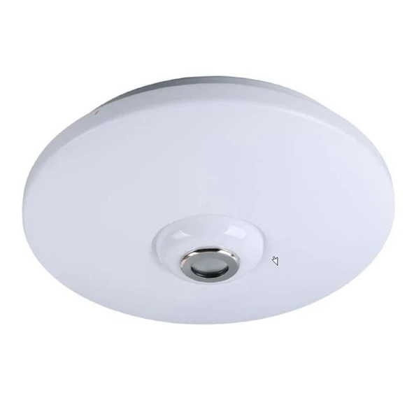 Powermaster PM-27331 Beyaz 34*9 Cm 24 Watt Bluetooth Hoparlörlü Tavan Aydınlatma (AL-BL301) Tornavida Hediyeli ürün görseli 1