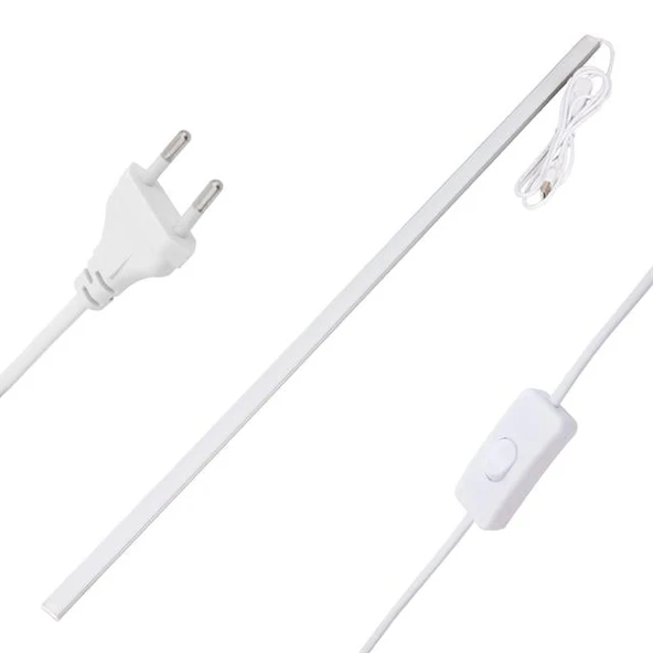 PowerMaster PM-28748 DC5V-14W 68 Led 70cm 6500K Alüminyum Kasa Seyyar USB Çubuk Led ürün görseli 1