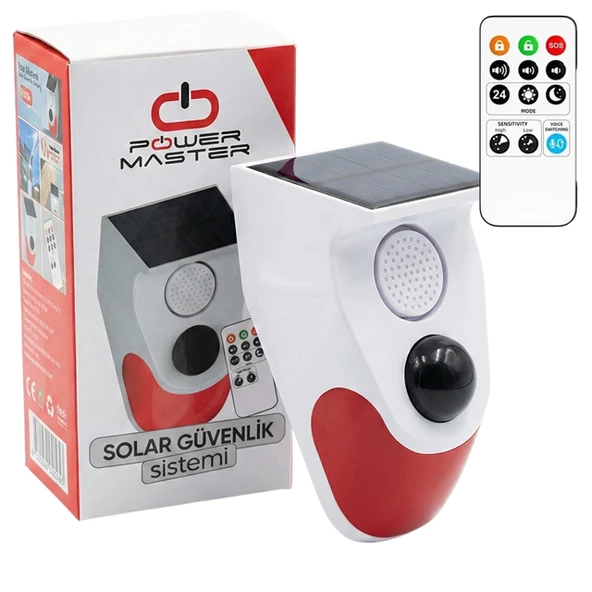 PowerMaster PM-26240 Solar Sesli Işıklı Alarm Sistemi ürün görseli 1