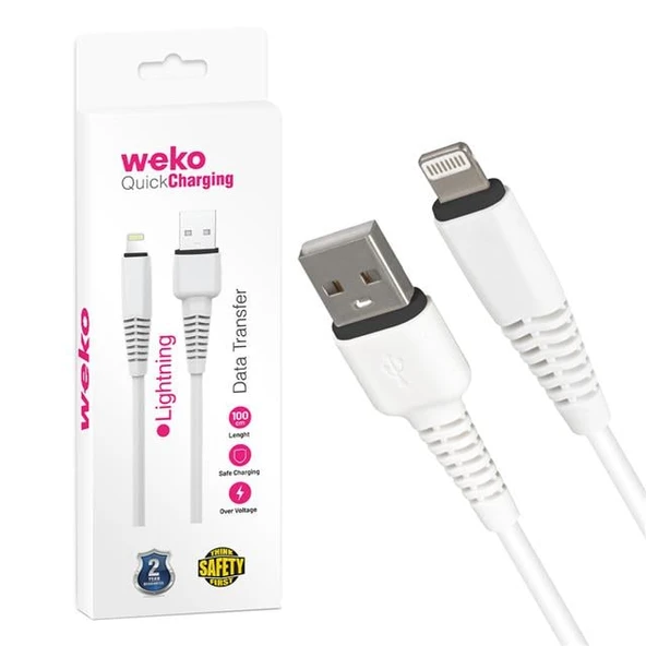 Weko WK-22022 USB To Lightning Telefon Şarj Kablosu ürün görseli 1
