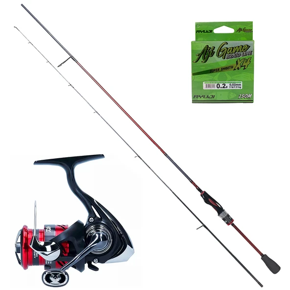 Daiwa Gekkabijin 191cm 0.5-5gr - Daiwa Ninja 1000 LRF Olta Seti ürün görseli 1