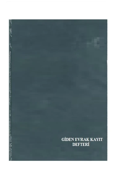 Özkan Giden Evrak Kayıt Defteri Ciltli 192 Yp Siyah ürün görseli 1