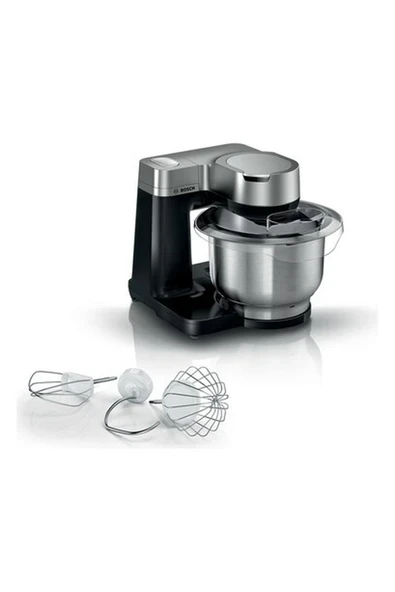 Bosch MUMS2VM00 Serie 2, Mutfak Makinesi, MUM, 900 W, Siyah, Gümüş ürün görseli 1