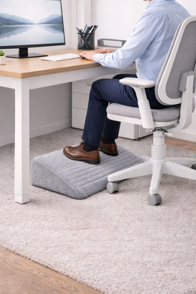 SDT TİCARET Çalışma Masası Altı Ayak Rampası Ergonomik Masa Altı Ayak Koyma Standı ofis büro öğrenci ürün görseli 1