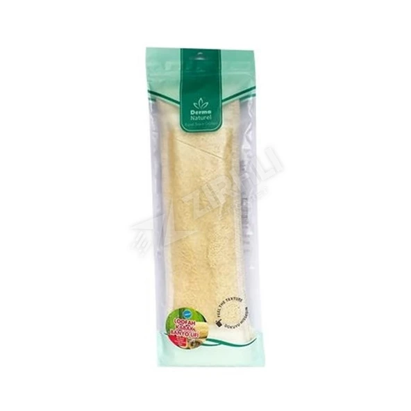 3 ADET Derma Naturel Loofah ( Kabak ) İpli Kemer Banyo Lifi ürün görseli 1