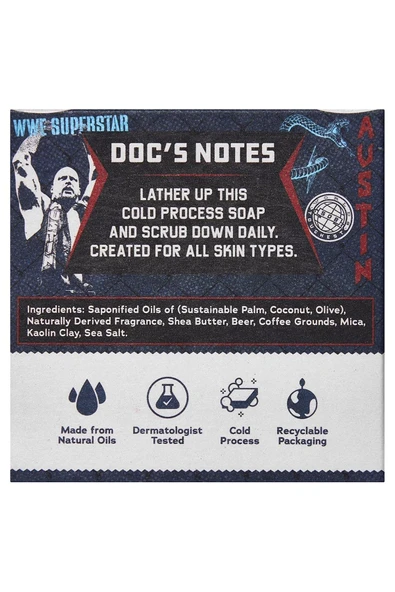 Dr.Squatch Stone Cold Summer Erkek Sabunu 141GR - Resim 2