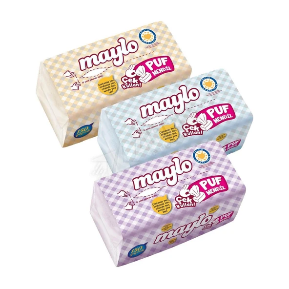 Maylo Yaz Serisi Puf Mendil 150'li ürün görseli 1