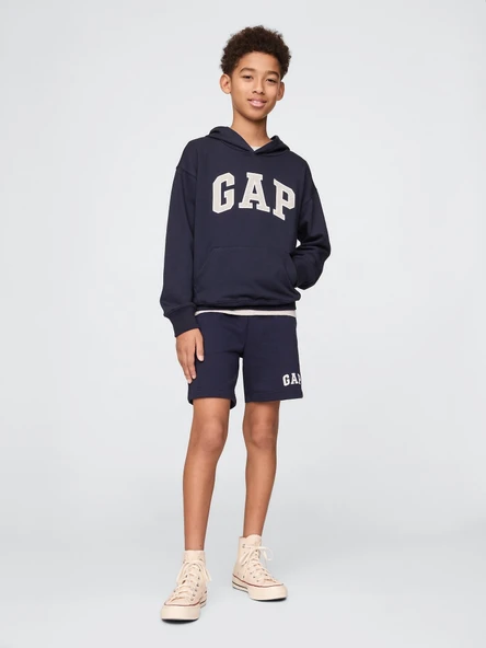 GAP Erkek Çocuk Gap Logo Havlu Kumaş Şort Lacivert ürün görseli 1