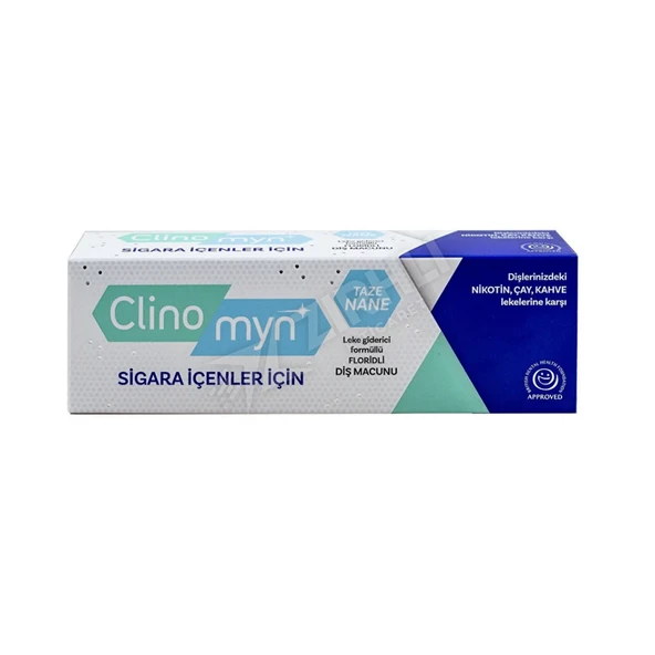 5 ADET Clinomyn Diş Macunu Sigara İçenler İçin 75 Ml ürün görseli 1