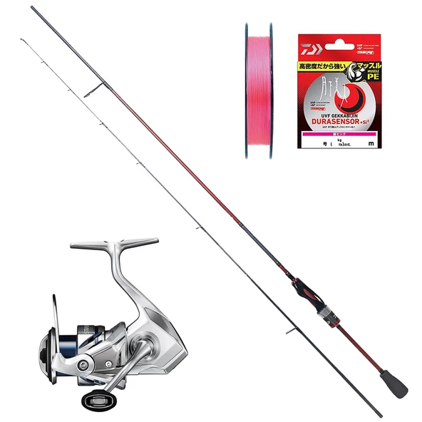 Daiwa Gekkabijin 191cm 0.5-5gr - Shimano Stradic 1000 LRF Olta Seti ürün görseli 1