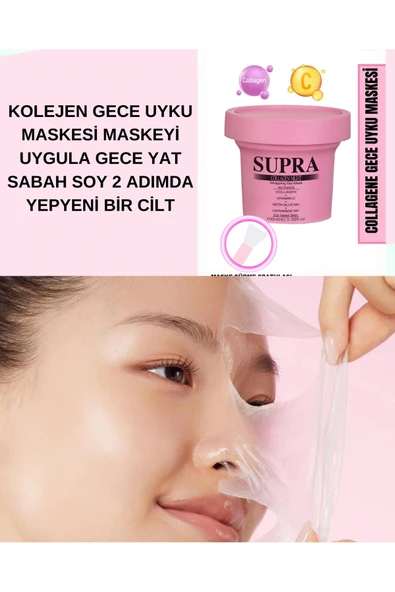 100 ml Collagene Gece Uyku Maskesi - Resim 7