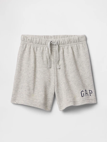GAP Erkek Çocuk Gap Logo Havlu Kumaş Şort Gri ürün görseli 1
