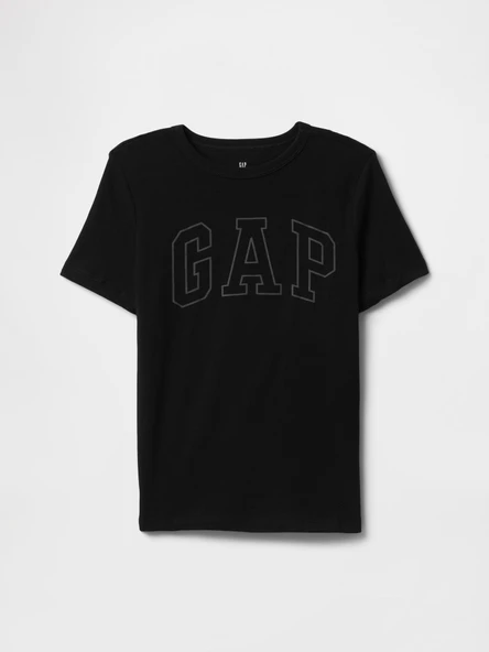 GAP Erkek Çocuk Gap Logo T-Shirt Siyah ürün görseli 1