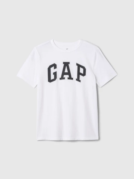 GAP Erkek Çocuk Gap Logo T-Shirt Beyaz ürün görseli 1