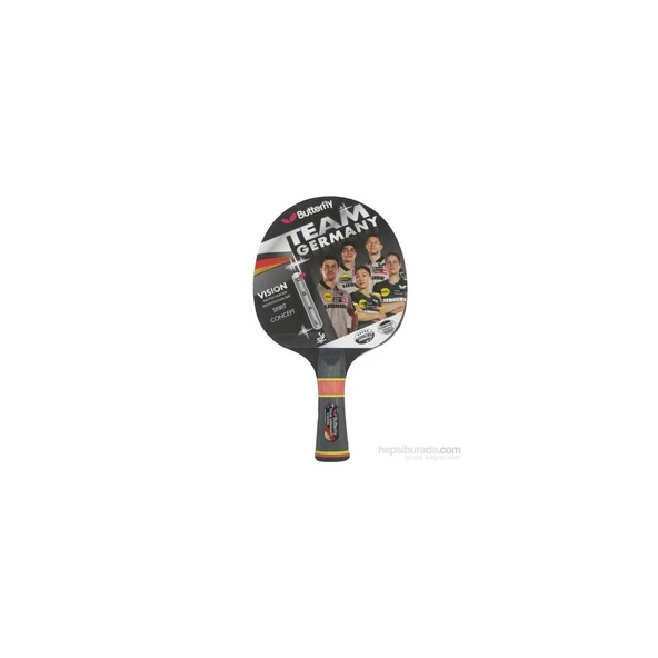 Butterfly 85092 Team Germany Vision ITTF Onaylı Masa Tenisi Raketi ürün görseli 1