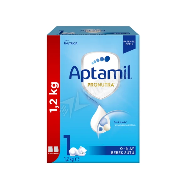 2 ADET Aptamil Bebek Sütü No:1 1200 Gr ürün görseli 1