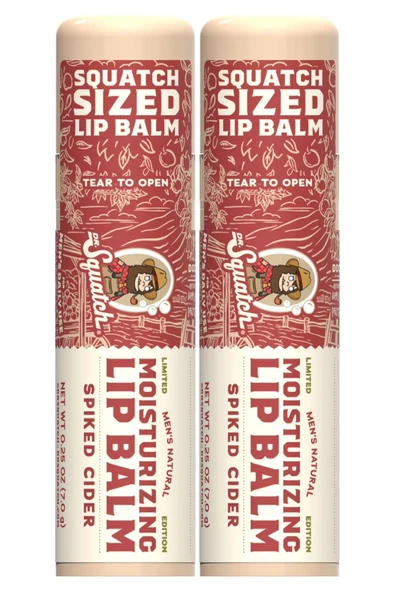 Dr.Squatch Men's Spiked Cider Nemlendirici Dudak Balsamı 2x7GR ürün görseli 1