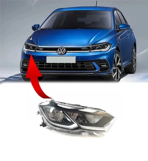 Vw Polo 2021-2024 Ön Far Komple Sağ LED 2G1941006C ürün görseli 1