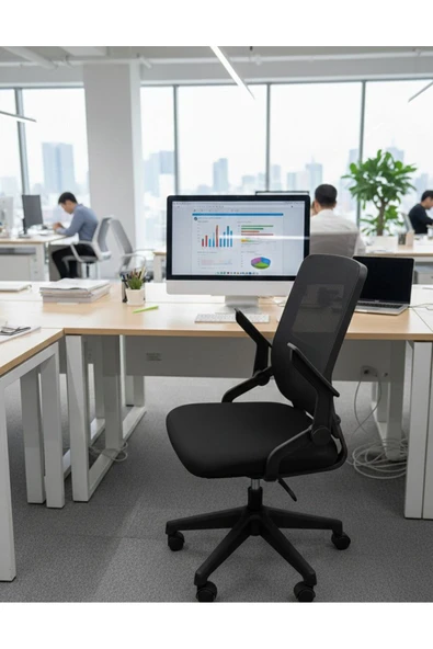 SDT TİCARET OFİS KOLTUĞU ÇALIŞMA KOLTUĞU HAREKETLİ KOLLU DERS ÇALIŞMA KOLTUĞU ürün görseli 1