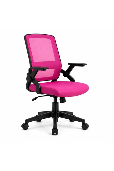 SDT TİCARET PEMBE OFİS KOLTUĞU DERS ÇALIŞMA KOLTUĞU BİLGİSAYAR MASASI KOLTUĞU SANDALYE SEKRETER KOLTUĞU ürün görseli 1