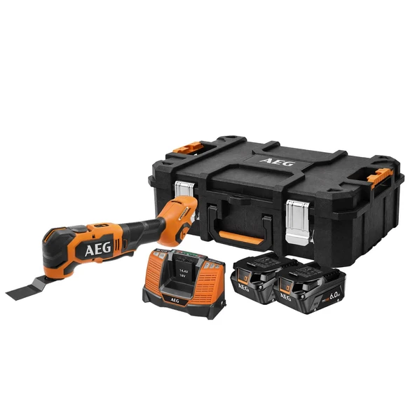 AEG BMT18BL-602TC 18V 2.6.0 Ah Çift Akülü Multitool Kömürsüz Çok Amaçlı El Aleti - 4935500070 ürün görseli 1