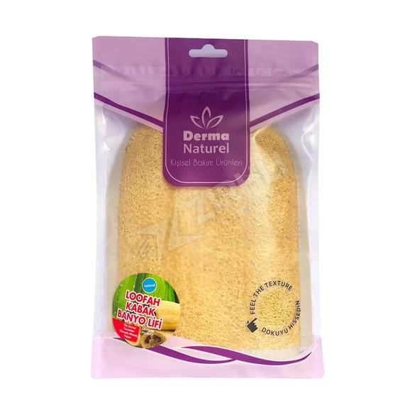 Derma Naturel Loofah ( Kabak ) Havlu Banyo Lifi ürün görseli 1