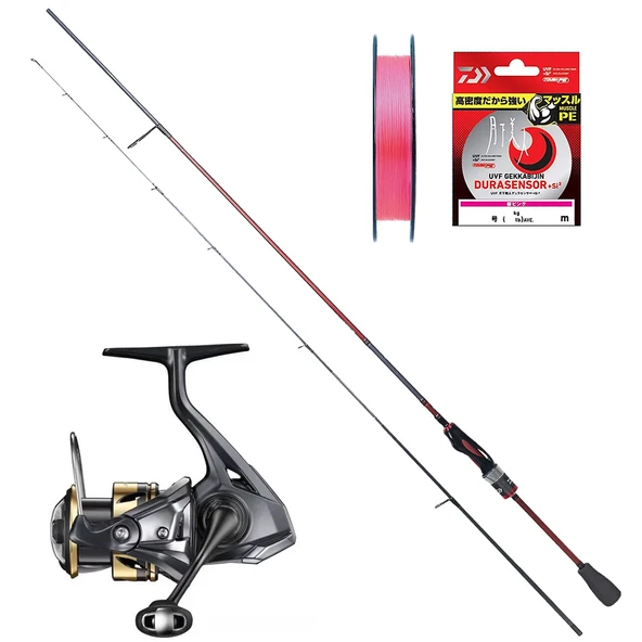 Daiwa Gekkabijin 191cm 0.5-5gr - Shimano Ultegra 1000 LRF Olta Seti ürün görseli 1