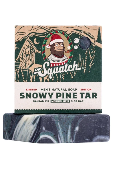 Dr.Squatch Snowy Pine Tar Erkek Sabunu 141GR ürün görseli 1