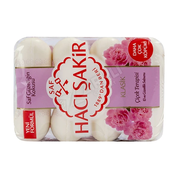 Hacı Şakir Güzellik Sabunu Çiçek Terapisi 4 x 70 Gr ürün görseli 1