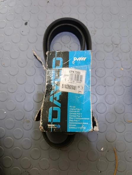 Fiat - VW - Opel Uyumlu V Kayışı / Alternatör Kayışı (Orijinal Kod: 46803270) 6pk1053 ürün görseli 1