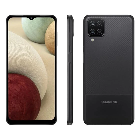 Yenilenmiş Samsung Galaxy A12 128 GB Siyah Cep Telefonu (12 Ay Garantili) - B Kalite ürün görseli 1