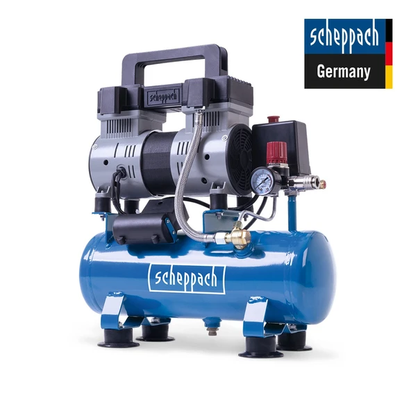 Scheppach HC08Sİ Yağsız Sessiz Hava Kompresörü 1,5 Hp 6 Lt - 5906166901 ürün görseli 1