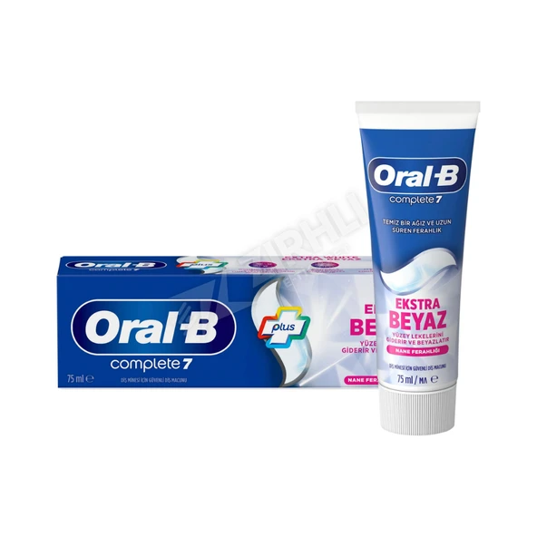 2 ADET Oral-B Complete Extra Beyaz Diş Macunu 75 Ml ürün görseli 1