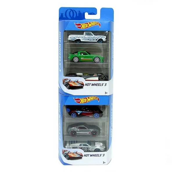 Hot Wheels 3'lü Araba Seti - Resim 3