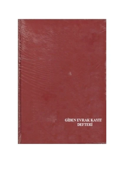 Özkan Giden Evrak Kayıt Defteri Ciltli 144 Yp Bordo ürün görseli 1
