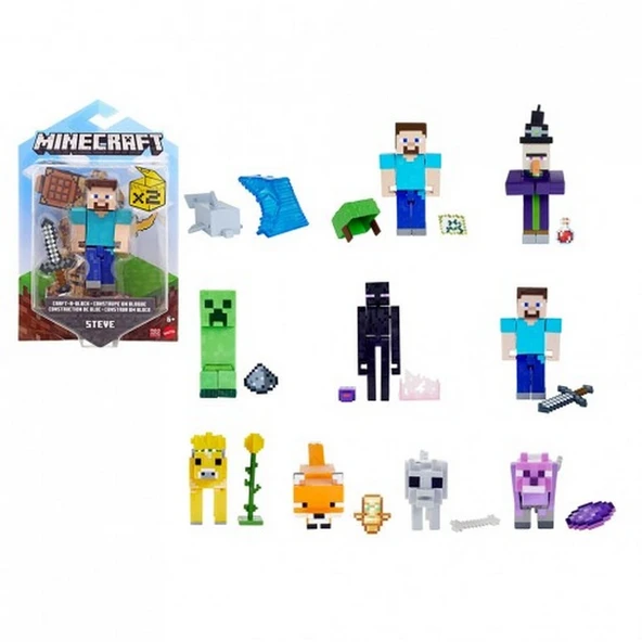 Minecraft Blok Oluştur Serisi Figürleri - Resim 2