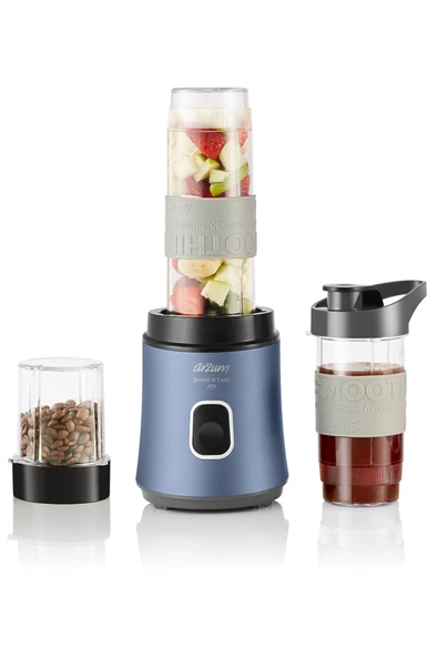 Arzum AR1101-O Shake'N Take Joy 600W Kişisel Smoothie Blender + Kahve Öğütücü – Okyanus ürün görseli 1