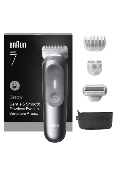 Braun Vücut Tıraş Makinesi Series 7, +6 Aksesuar, Kompakt, SmartLight, BG7550 ürün görseli 1