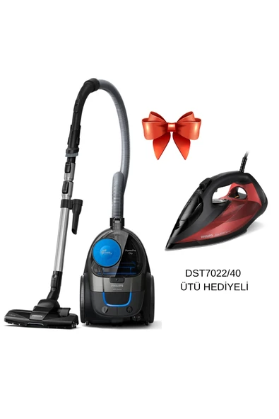 Philips PHILPS FC9332/07 TURBO BASLIKLI POWER PRO SUPURGE + DST7022 7000 SERİSİ 2800 WATT BUHARLI ÜTÜ ürün görseli 1