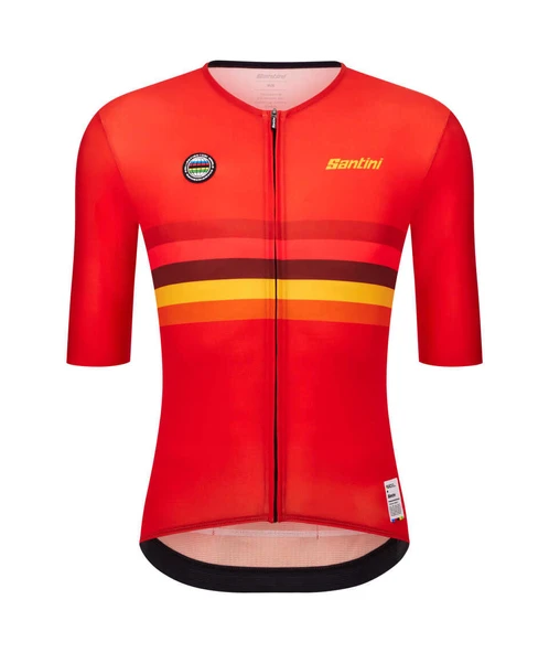 SANTINI UCI WORLD CHAMPION SPAIN KISA KOL FORMA ürün görseli 1