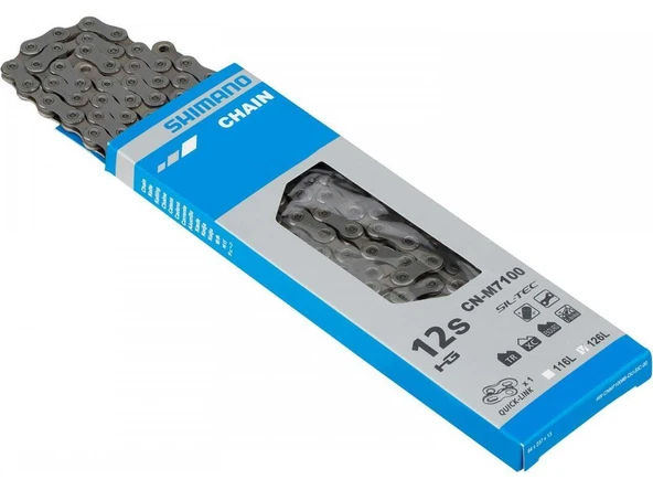 SHIMANO SLX CN-M7100 12 VİTES 126 BAKLA (Quick-Link Dahil) ZİNCİR ürün görseli 1